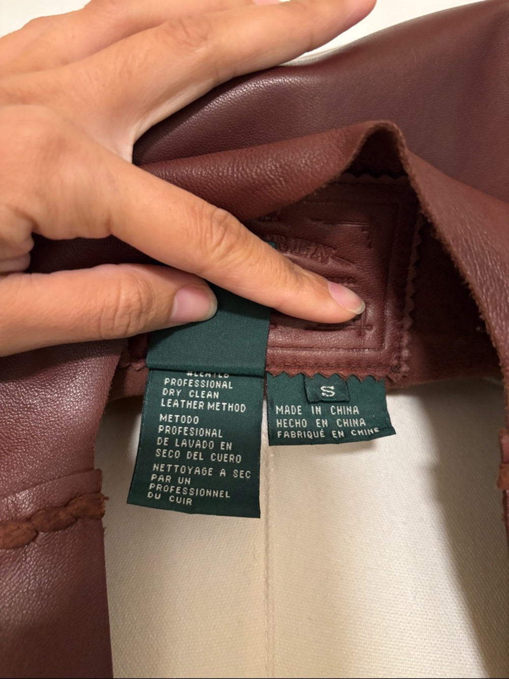 Ralph Lauren Deep Brown Leather Vest - Picture 3 of 9